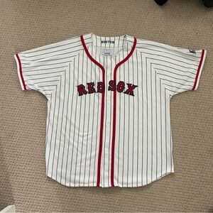 Red Sox Men’s Starter Striped Baseball Jersey